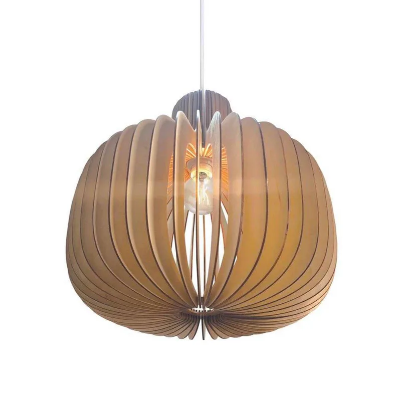 Hanglamp Hazo, Ø 43 cm, naturelkleurig, hout von Nordlux in Natuurlijk hout – Produktfoto