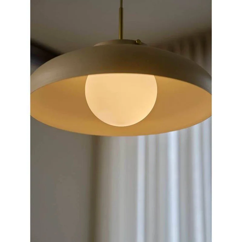 Hanglamp Latif, beige, Ø 40 cm, messing by Nordlux in Beige, White – product photo 4 of 5
