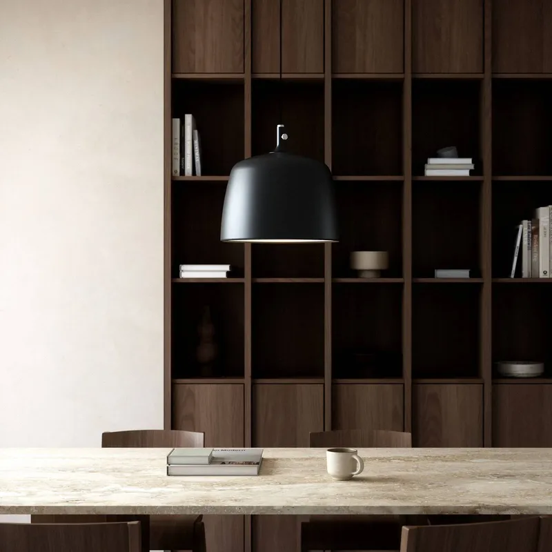 Hanglamp Norbi, zwart, Ø 40 cm von Nordlux in Schwarz, Weiß – Produktfoto