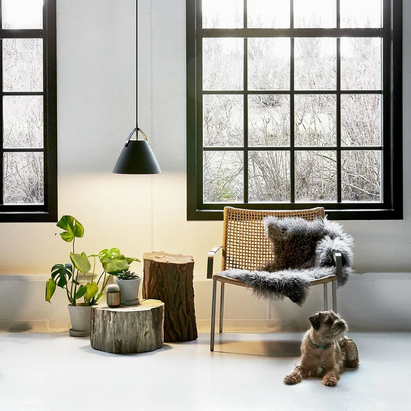 Hanglamp Strap in Ø 27 cm de Nordlux en Noir – photo du produit 3 sur 5
