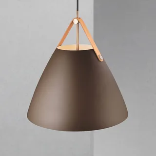 Hanglamp Strap met metalen kap beige, 36 cm fra Nordlux i Beige, Lichtbruin – produktbillede 2 af 4