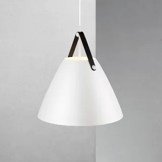 Hanglamp Strap met metalen kap Ø 48 cm fra Nordlux i Hvid – produktbillede 3 af 3