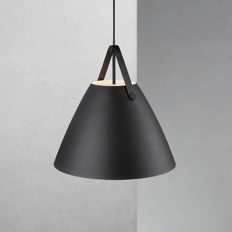 Hanglamp Strap met metalen kap Ø 48 cm by Nordlux in Black – product photo 3 of 4