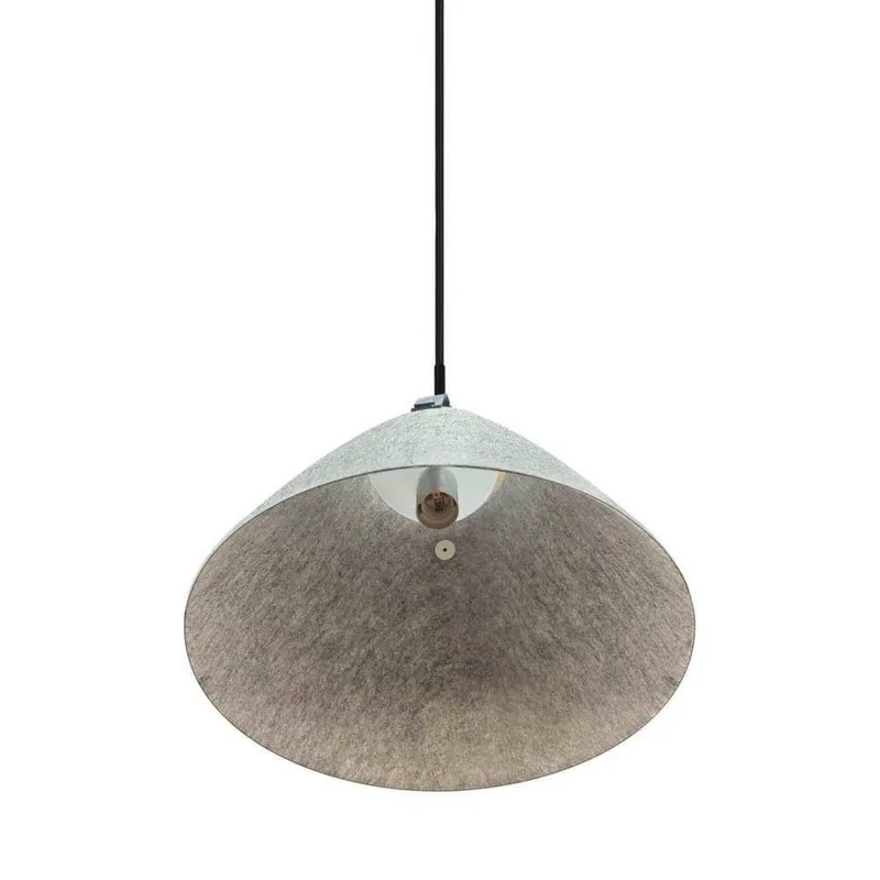 Hanglamp Strap, Ø 36 cm, metaal/leer de Nordlux en Gris clair – photo du produit 3 sur 5