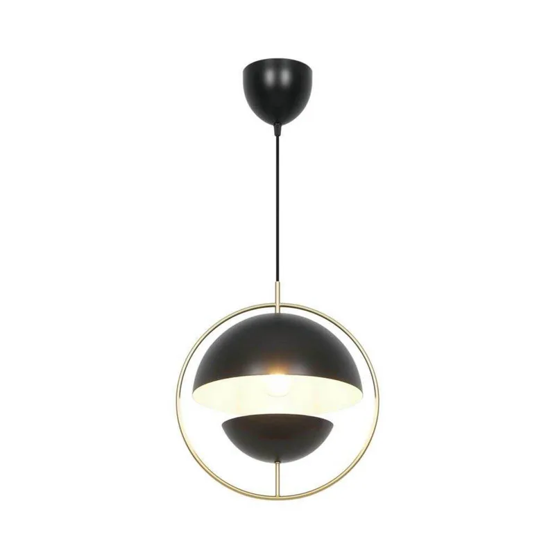 Hanglamp Tavia, zwart, Ø 33 cm, metaal von Nordlux in Zwart, messing – Produktfoto