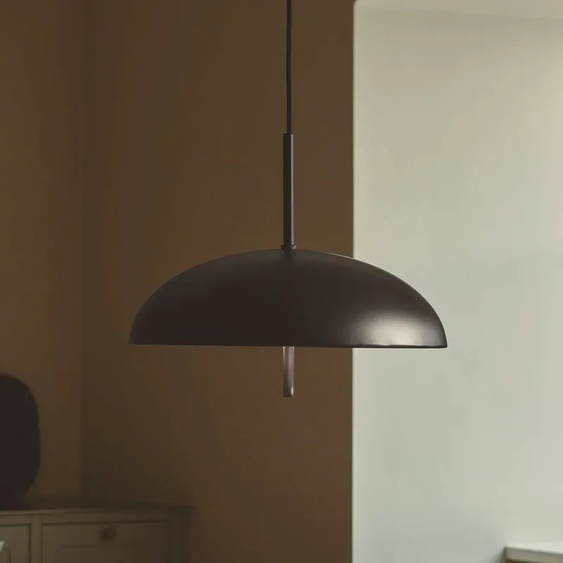 Hanglamp Versale, Ø 35 cm, metaal, 2 x E27 fra Nordlux i Sort – produktbillede