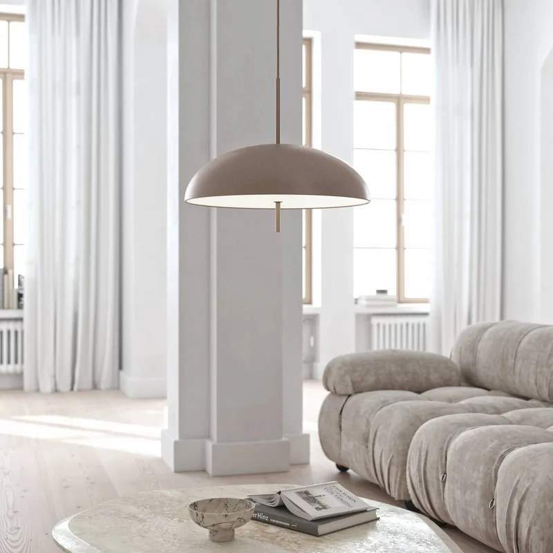 Hanglamp Versale, Ø 50 cm van Nordlux in Bruin – productfoto