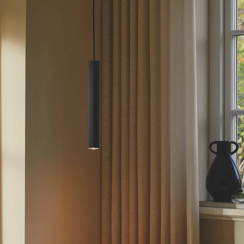 Hanglamp Vico, metalen kap, 1-lamp by Nordlux in Zwart – product photo