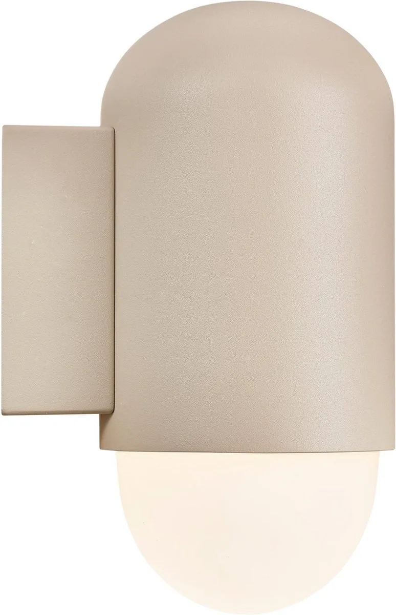 Heka-wandlamp-E27-zand kleur by Nordlux in Zand kleurig – product photo
