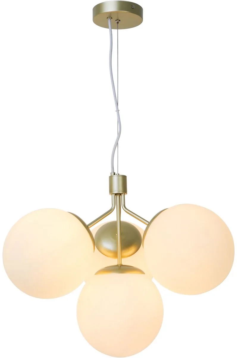 Ivona-hanglamp-4xE27-opaal glas/messing by Nordlux in Messing – product photo