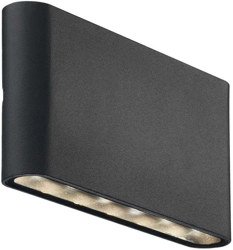 Kinver-wandlamp-LED module-zwart by Nordlux in Zwart – product photo