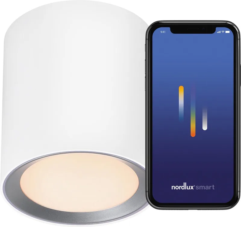 Landon long-smart-2700 6500K-IP44-wit by Nordlux in Wit – product photo