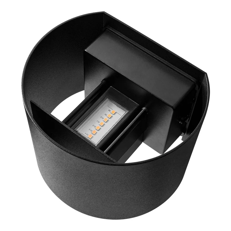 LED buiten wandlamp Milda, up/down, aluminium de Nordlux en Zwart – photo du produit