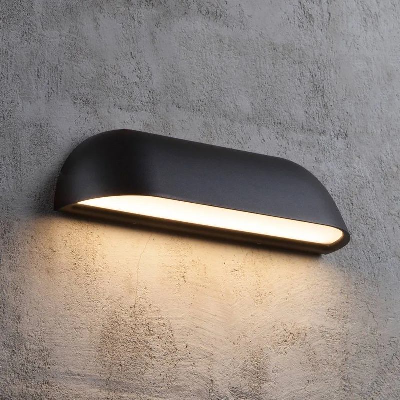 LED buitenwandlamp voorzijde 26 by Nordlux in Zwart – product photo