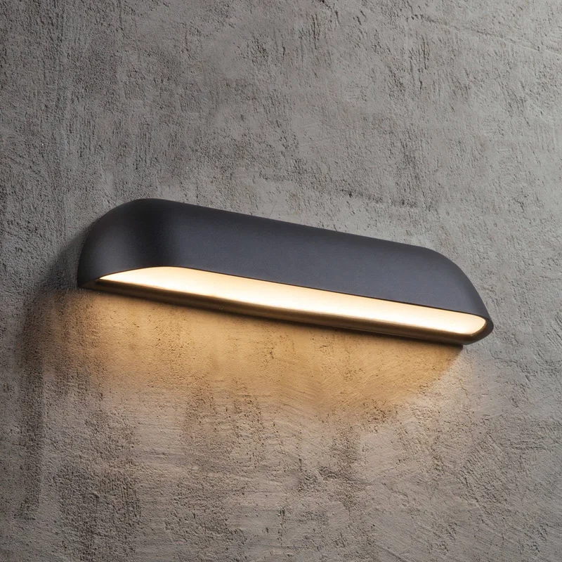 LED buitenwandlamp voorzijde 36 by Nordlux in Zwart – product photo