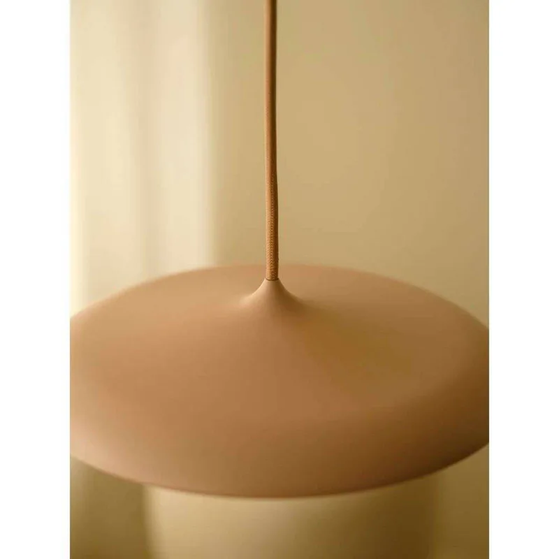 LED hanglamp Artist, Ø 25 cm, stofroze, metaal by Nordlux in Pink – product photo 4 of 5