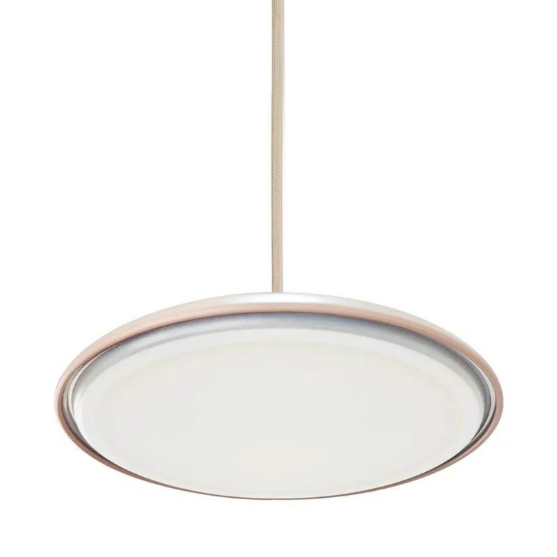 LED hanglamp Artist, Ø 25 cm, stofroze, metaal by Nordlux in Pink – product photo 3 of 5