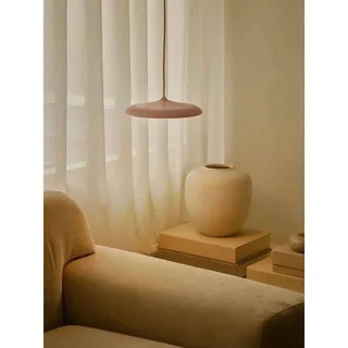 LED hanglamp Artist, Ø 25 cm, stofroze, metaal by Nordlux in Pink – product photo 5 of 5