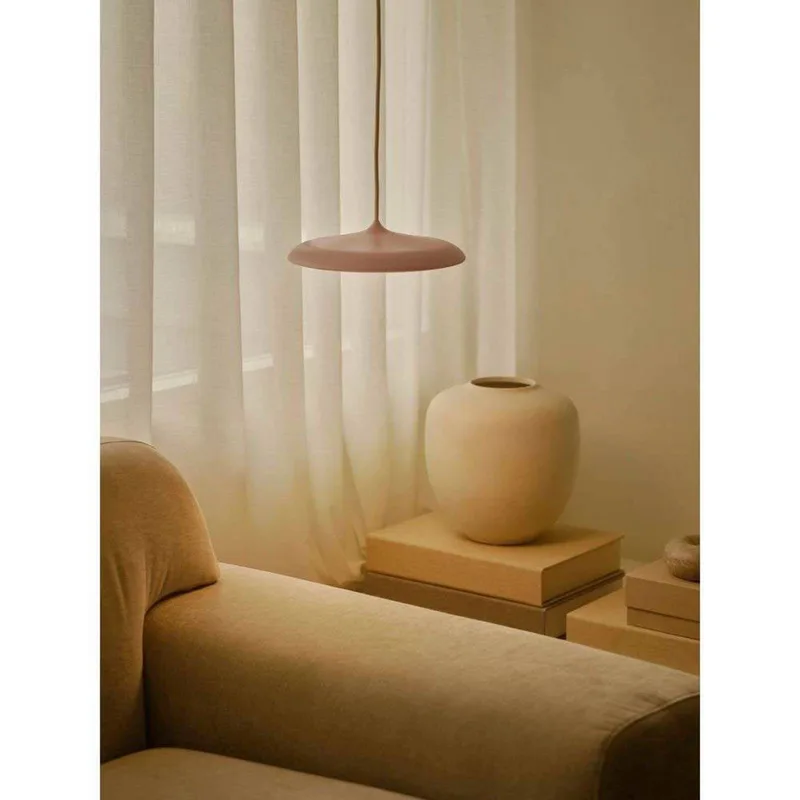 LED hanglamp Artist, Ø 25 cm, stofroze, metaal by Nordlux in Pink – product photo 5 of 5