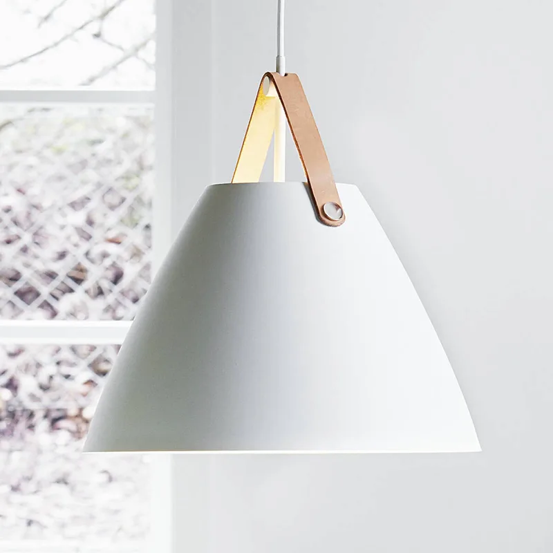 LED hanglamp Strap 36, wit by Nordlux in White, Brown, Black – product photo 1 of 5