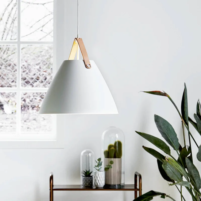 LED hanglamp Strap 36, wit by Nordlux in White, Brown, Black – product photo 2 of 5