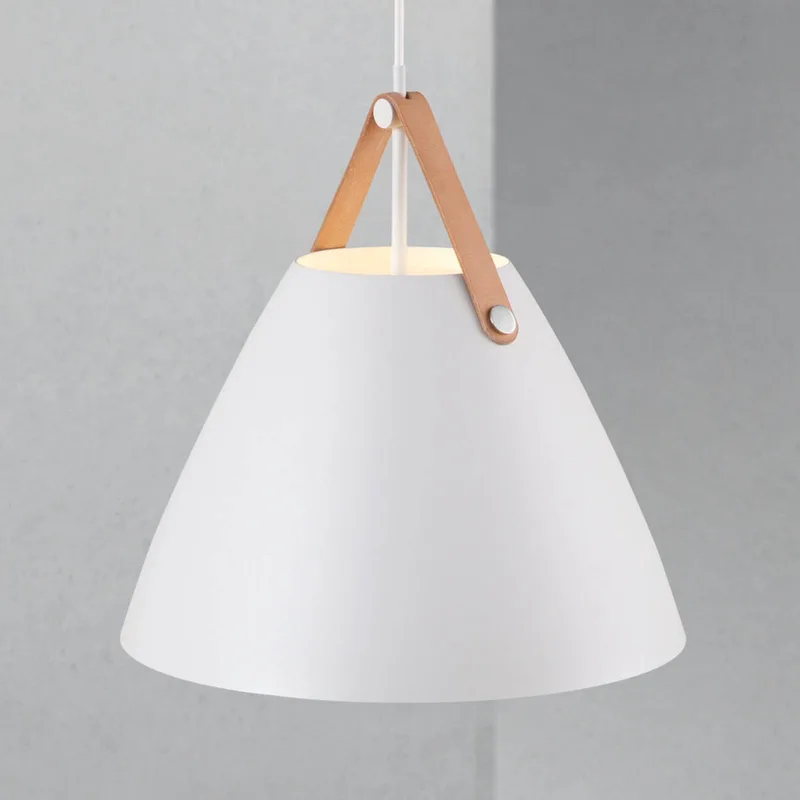 LED hanglamp Strap 36, wit by Nordlux in White, Brown, Black – product photo 3 of 5