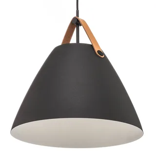 LED-Pendelleuchte Strap 36, schwarz von Nordlux in Schwarz, Braun – Produktfoto 4 von 5