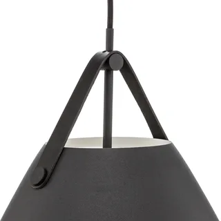 LED-Pendelleuchte Strap 36, schwarz von Nordlux in Schwarz, Braun – Produktfoto 5 von 5