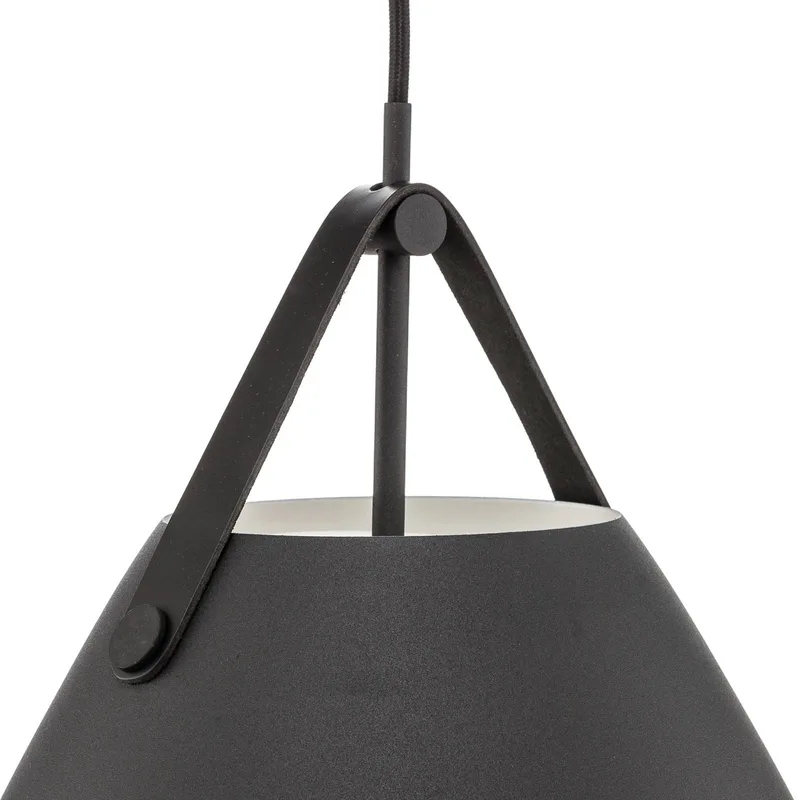 LED-Pendelleuchte Strap 36, schwarz von Nordlux in Schwarz, Braun – Produktfoto 5 von 5