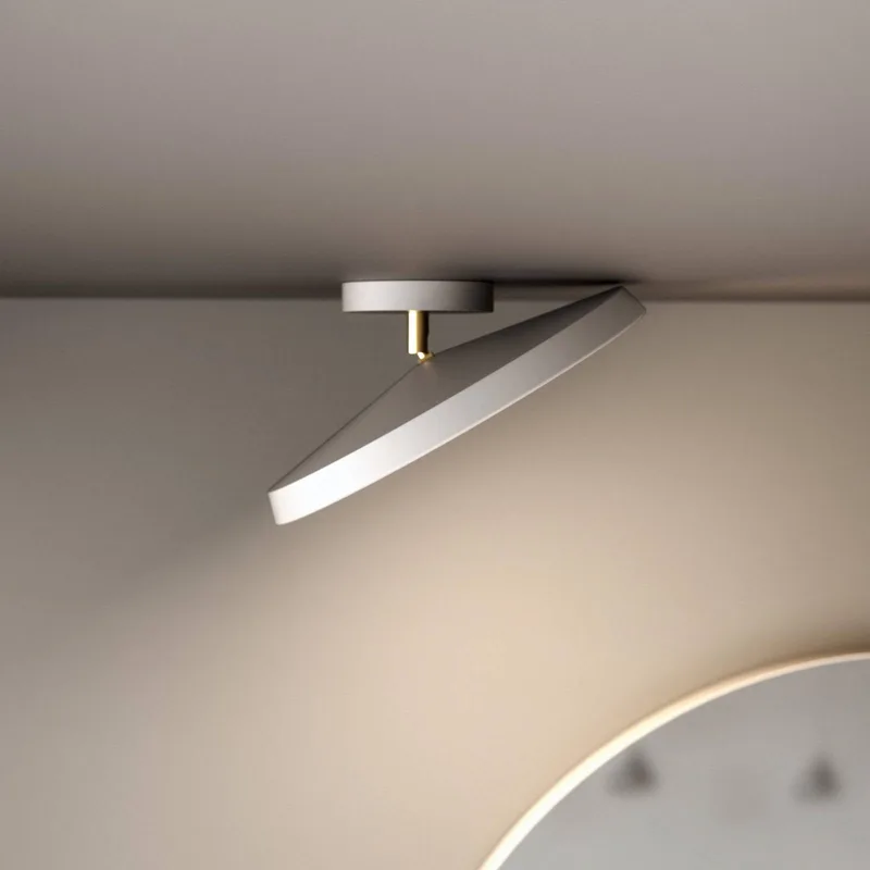 LED plafondlamp Kaito 2 Pro, Ø 30 cm, wit, afstand von Nordlux in Weiß, Messing – Produktfoto 3 von 3