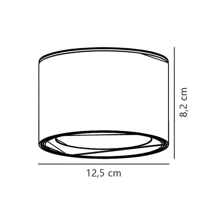 LED plafondspot Landon Smart, hoogte 8,2 cm van Nordlux in Wit – productfoto