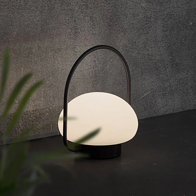 LED sfeerlamp Sponge to go met accu by Nordlux in Wit, zwart – product photo