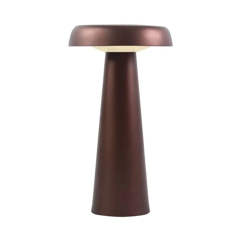 LED tafellamp Arcello dimbaar, messing gebruineerd von Nordlux in Gebronsd-messing – Produktfoto