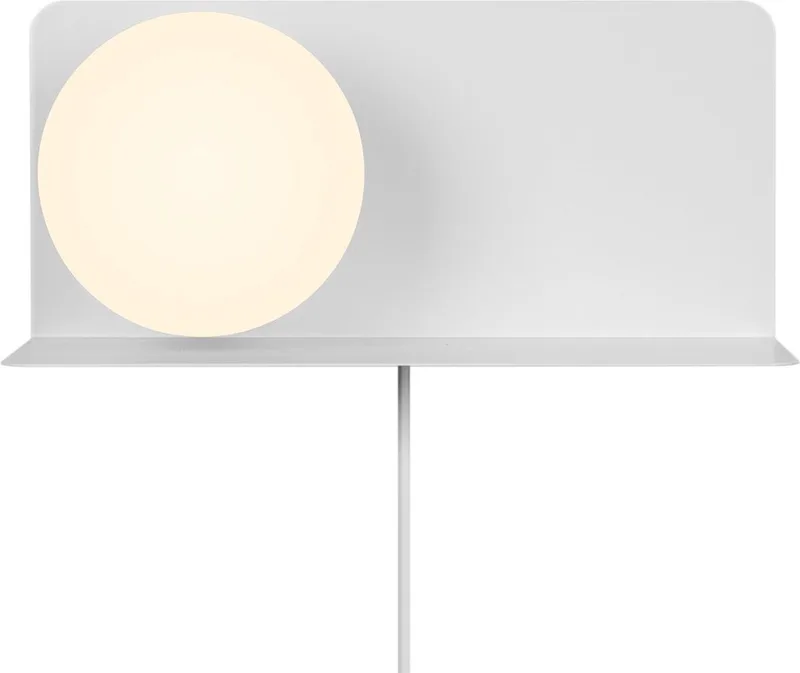 Lilibeth-wandlamp-E14-opaal glas-wit von Nordlux in Wit – Produktfoto