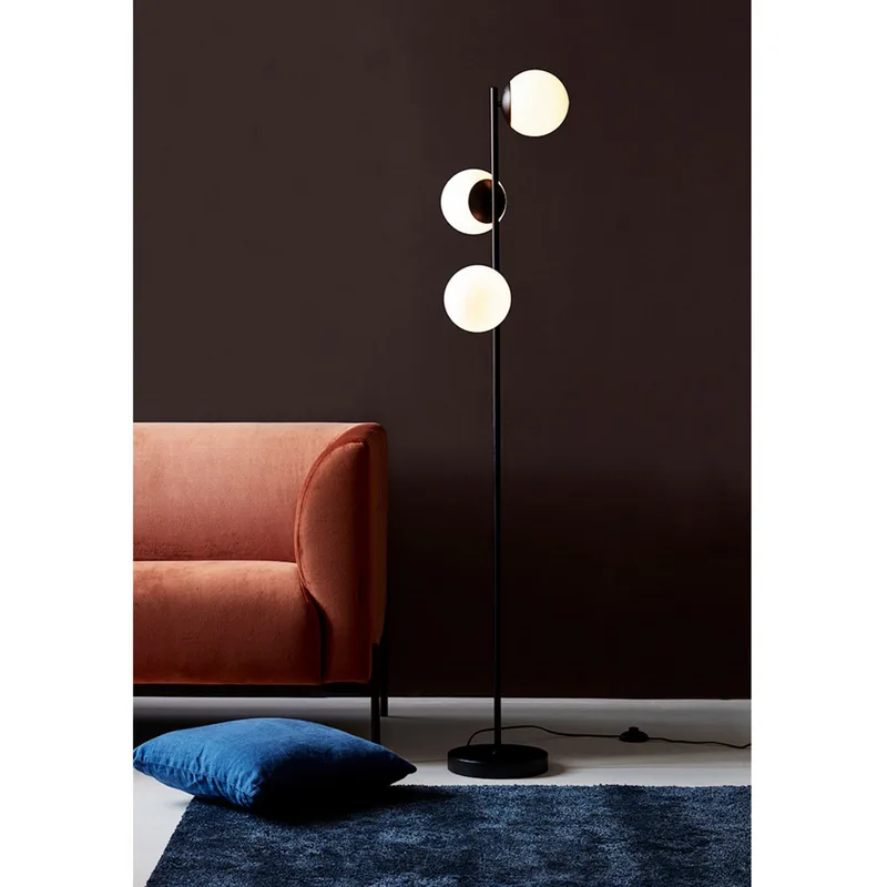 Lilly Vloerlamp Black/Opal - Nordlux - Woonkamer - Scandinavisch - Metaal by Nordlux – product photo