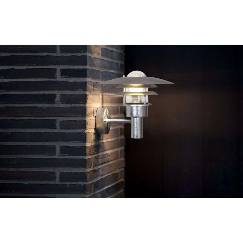 Lønstrup 32 Wandlamp Galvanised - Nordlux - Metaal de Nordlux – photo du produit