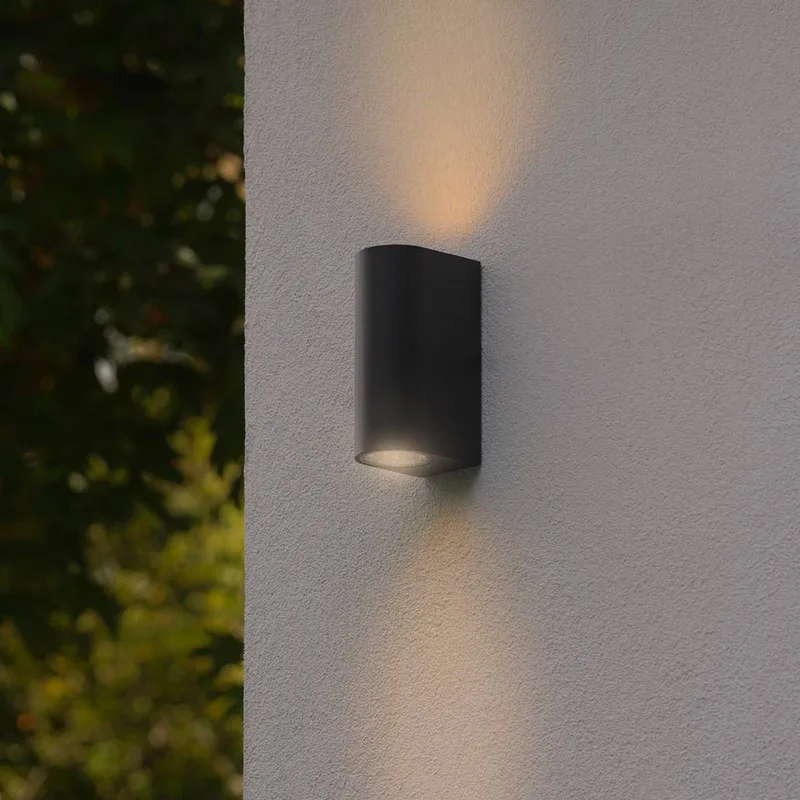 Nordlux-Buitenlamp-Dion-Double-GU10-Zwart fra Nordlux i Sort – produktbillede 4 af 4