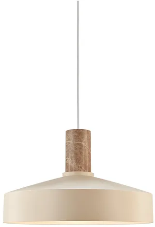 Nordlux-Elvas Marmer-hanglamp-E27-Beige fra Nordlux i Beige – produktbillede 1 af 4