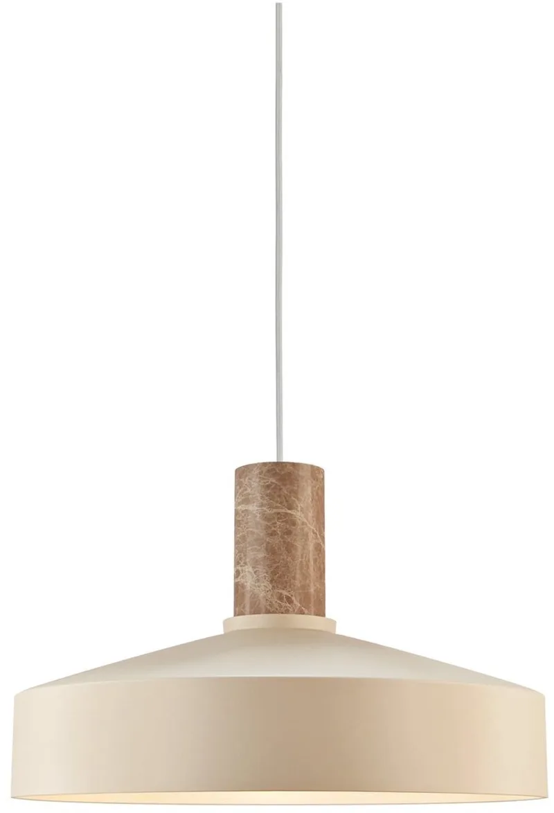 Nordlux-Elvas Marmer-hanglamp-E27-Beige von Nordlux in Beige – Produktfoto