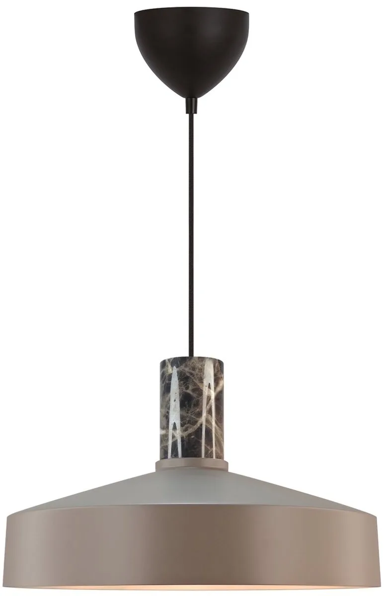 Nordlux-Elvas Marmer-hanglamp-E27-Bruin von Nordlux in Bruin – Produktfoto