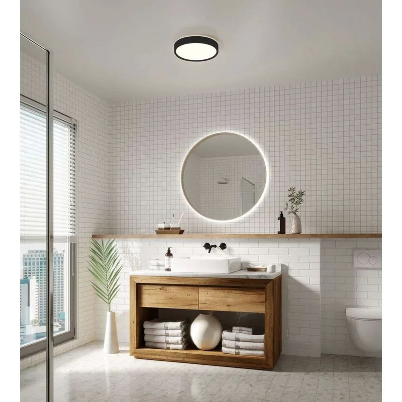 Noxy Plafondlamp Dim. Black - Nordlux - Badkamer - Aluminium von Nordlux – Produktfoto