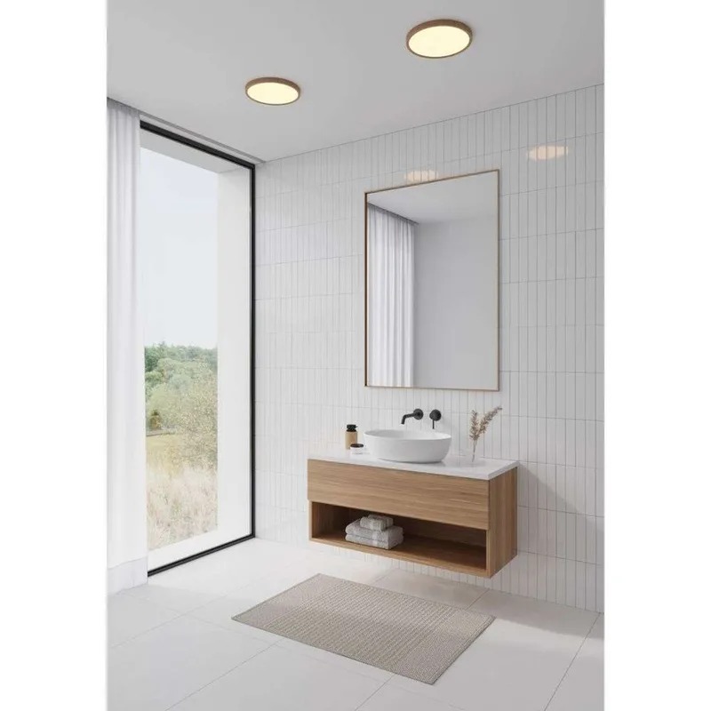 Oja 29 Plafondlamp IP54 2700K Dim Wood - Nordlux - Woonkamer - Kunststof by Nordlux – product photo