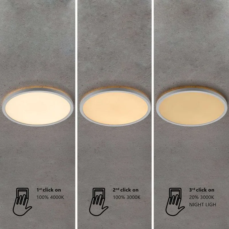 Oja 29 plafondlamp IP54 chroom - Nordlux - Woonkamer - Kunststof by Nordlux – product photo