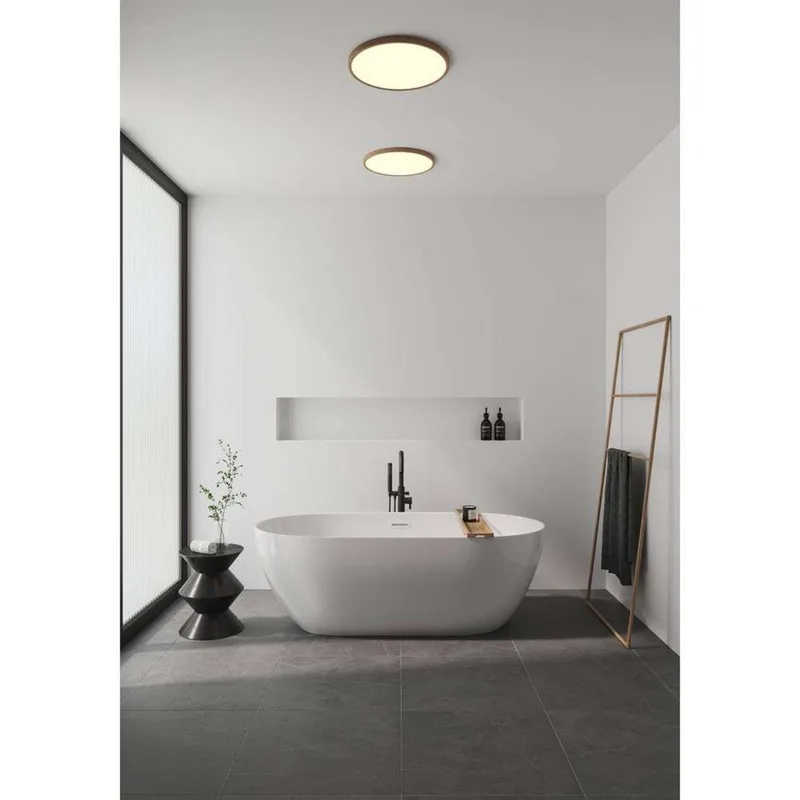 Oja 42 Plafondlamp IP54 2700K Dim Wood - Nordlux - Woonkamer - Kunststof by Nordlux – product photo