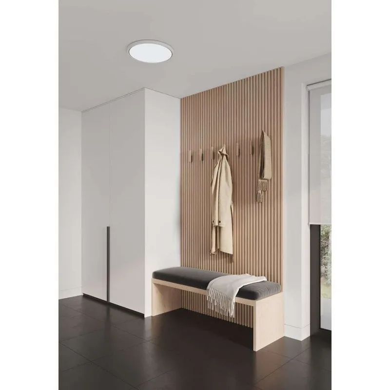 Oja 42 plafondlamp IP54 met sensor, wit - Nordlux - Woonkamer - Kunststof by Nordlux – product photo