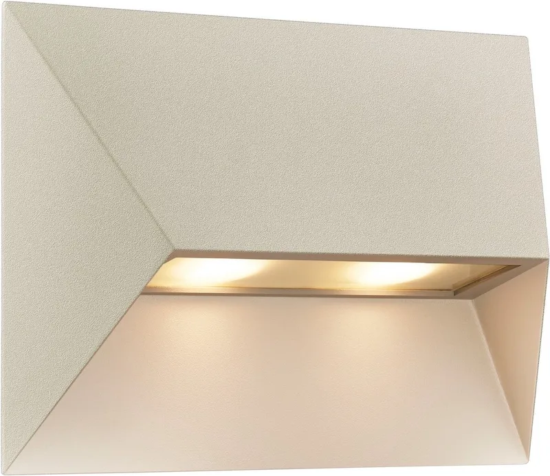 Pontio 27-wandlamp-2xGU10-zand kleur by Nordlux in Zand kleurig – product photo