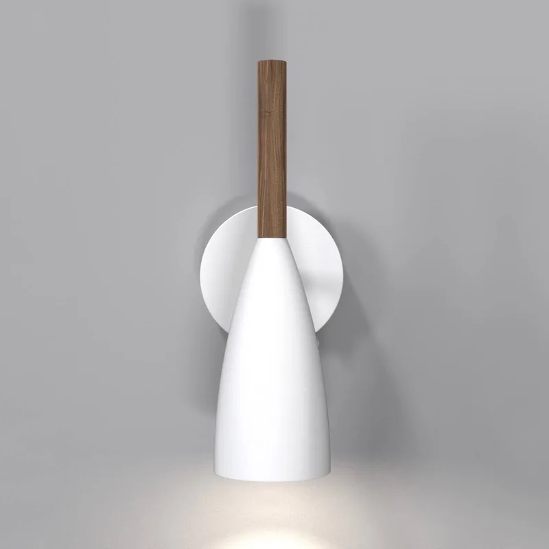 PURE wandlamp in met houten element de Nordlux en Blanc – photo du produit 3 sur 3