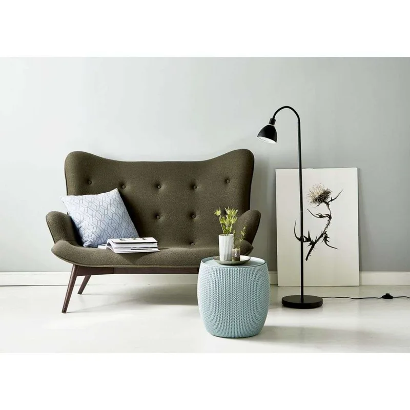 Ray Single vloerlamp Black - Nordlux - Woonkamer - Modern - Metaal - Met lampenkap by Nordlux – product photo