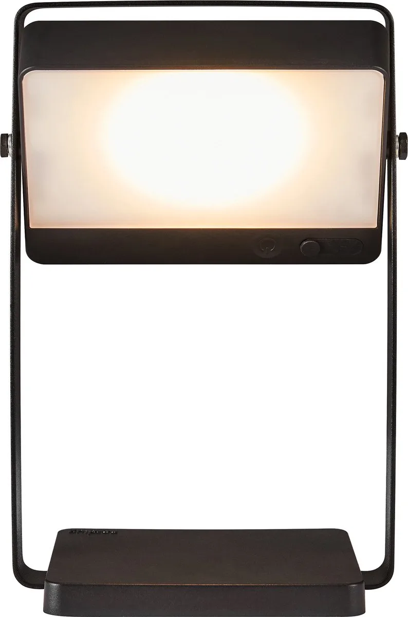 Saulio-batterijlamp-solar-LED module-zwart by Nordlux in Zwart – product photo