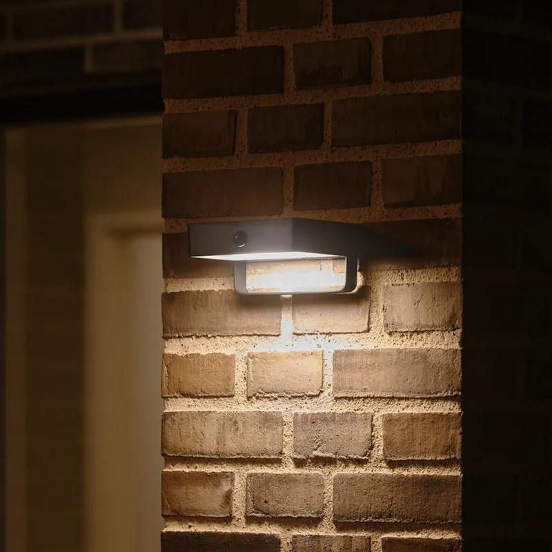 Saulio Solar buitenwandlamp, IP44, zwart - Nordlux - Terras - Modern - Aluminium - 1 lamp by Nordlux – product photo